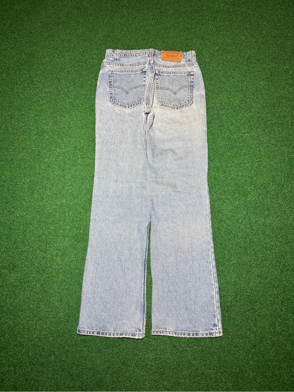 Levis 517 Womens 11 Jr Vintage 90s Bootcut 30x31 Light Wash Flare